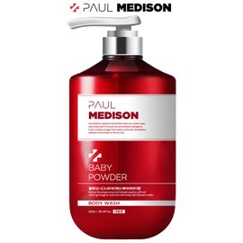 [Paul Medison] Signature Body Wash _ Baby Powder Scent _ 510ml / 17.24Fl.oz _ Paraben Free, PH balanced, Moisturizing, Dry skin _ Made in Korea